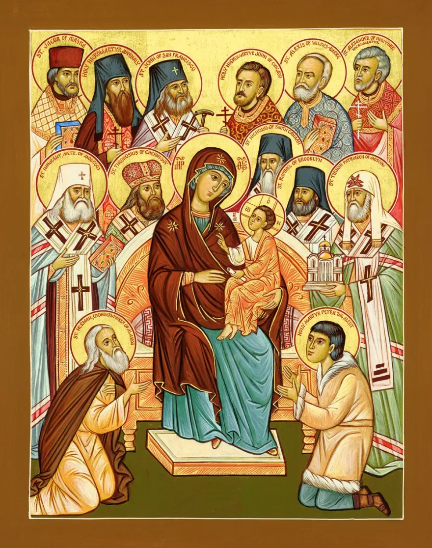 “Here as it was there” an encounter with sanctity. (a meditation on All Saints of North America)